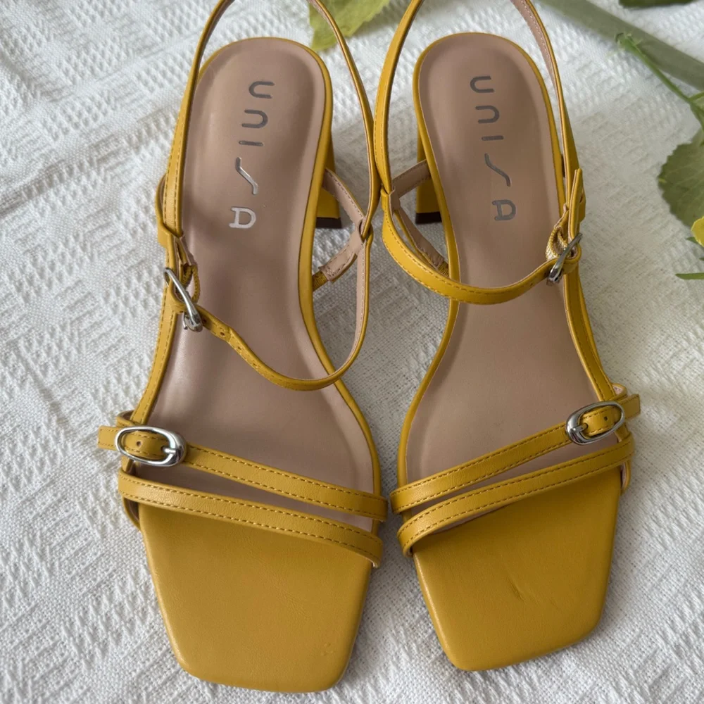 Unisa Mustard Yellow Strappy Sandals
New - Picture 3 of 8